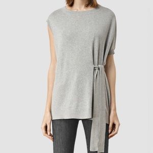 AllSaints Shera Too in Grey Marl (S)
